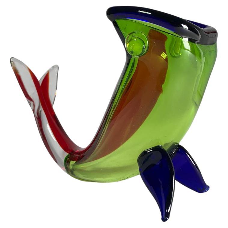 Italian Murano Sculpture by Fulvio Bianconi for Venini