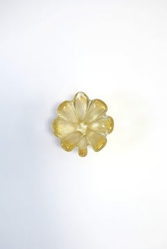 Plato Joyero Italiano de Murano en Vidrio Artístico Dorado