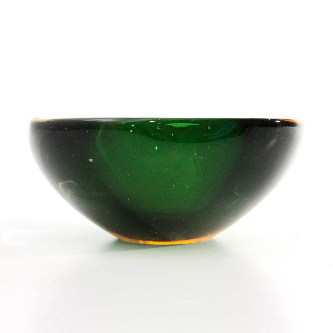 Italian Murano Sommerso Glass Bowl, 1950s In Good Condition In Savona, IT