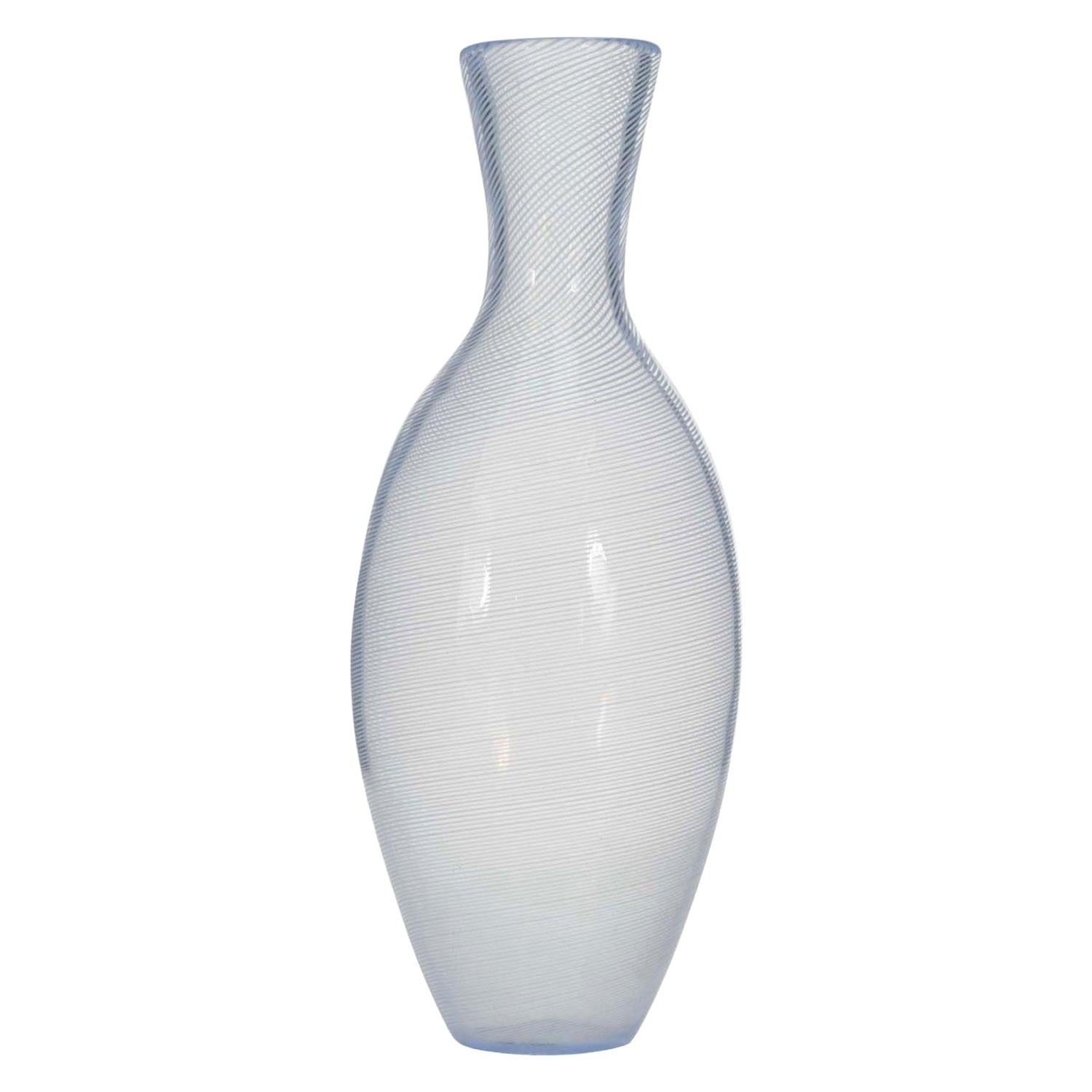 Italian Murano Style Art Glass Bud Vase For Sale