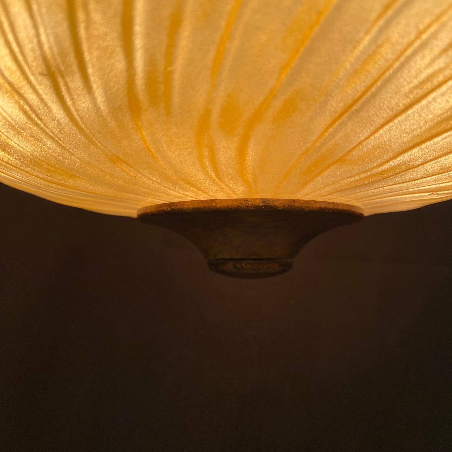 Italian Murano Style Midcentury Glass Ceiling Lamp For Sale 1
