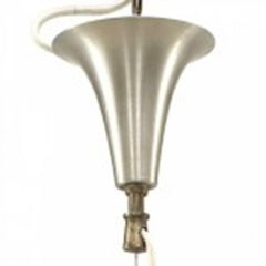 Farol colgante italiano de cristal de Murano con forma de pañuelo