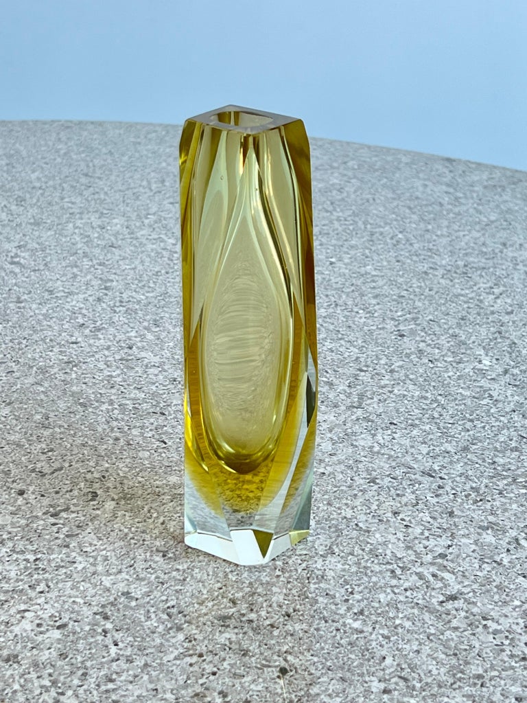 italian Murano Vase by Flavio Poli For Sale at 1stDibs