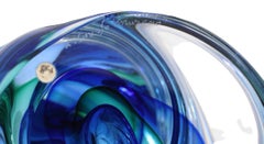 Vase italien de Murano par Luigi Onesto pour Oggetti des années 1970