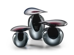 Italian Murano Vase Handblown Glass "Nereidi" by Allegri & Fogale for Salviati