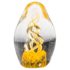 Italian Murano Venetian Glass Mid-Century Designer Desk Paperweight