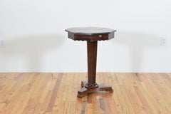 Italian, Naples, Neoclassical Mahogany & Mixed Veneers Work Table