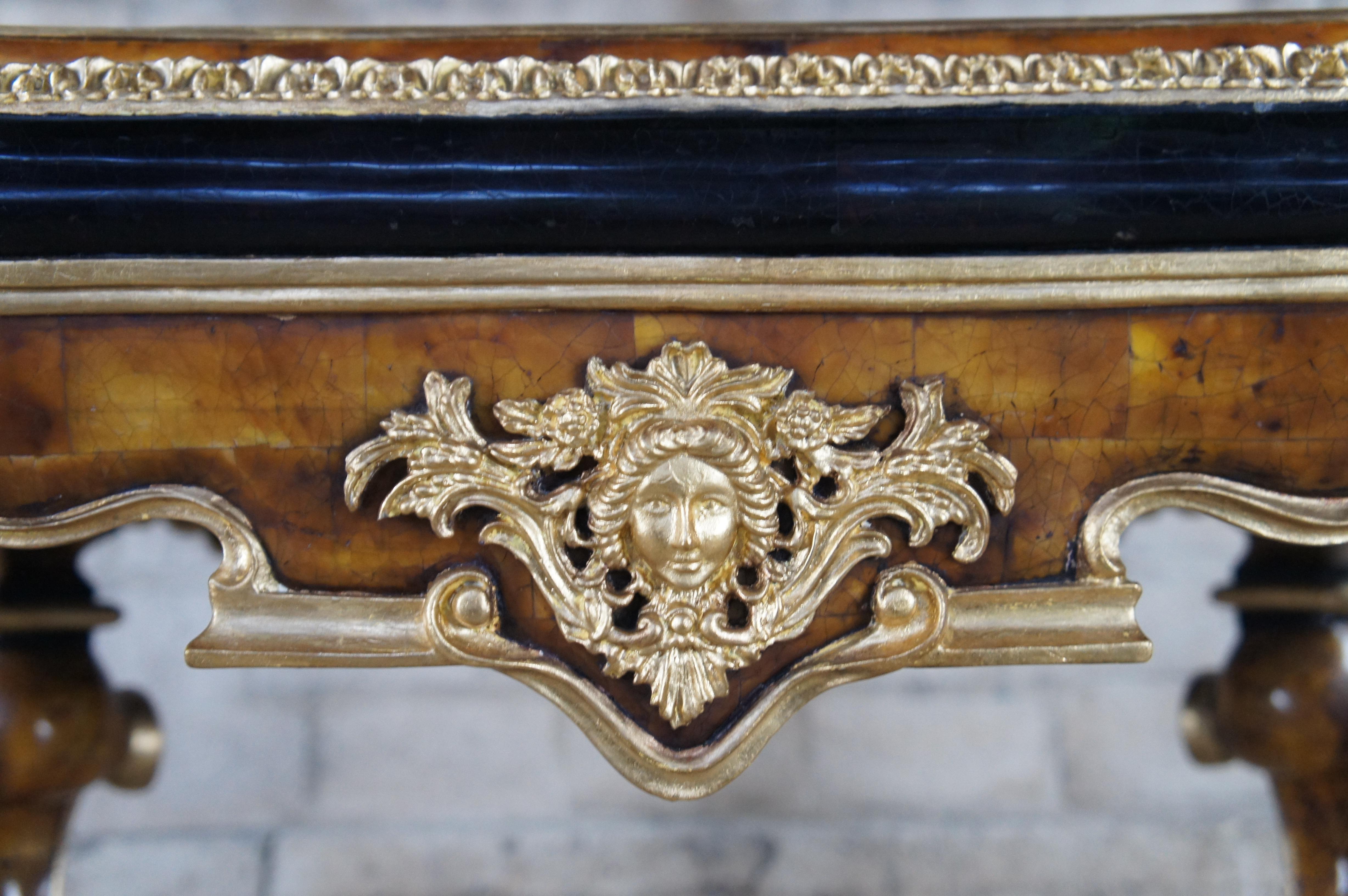 Table d'appoint de salon en marbre Pietra Dura, style Napoléon III, italien en vente 1