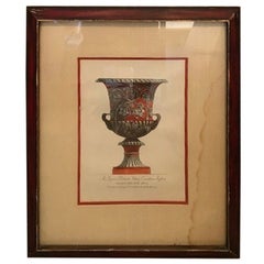 Incisione architettonica italiana neoclassica