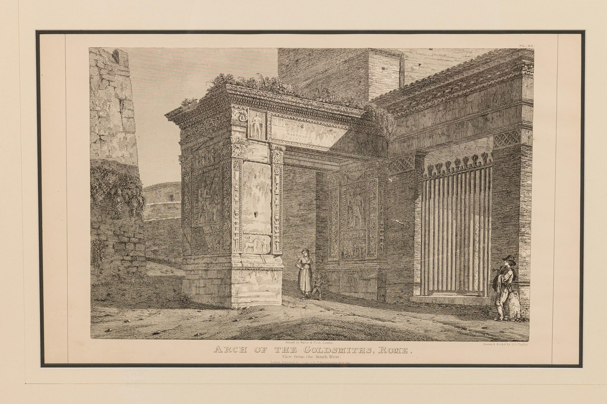 Italiano Stampa Templi architettonici neoclassici italiani in vendita