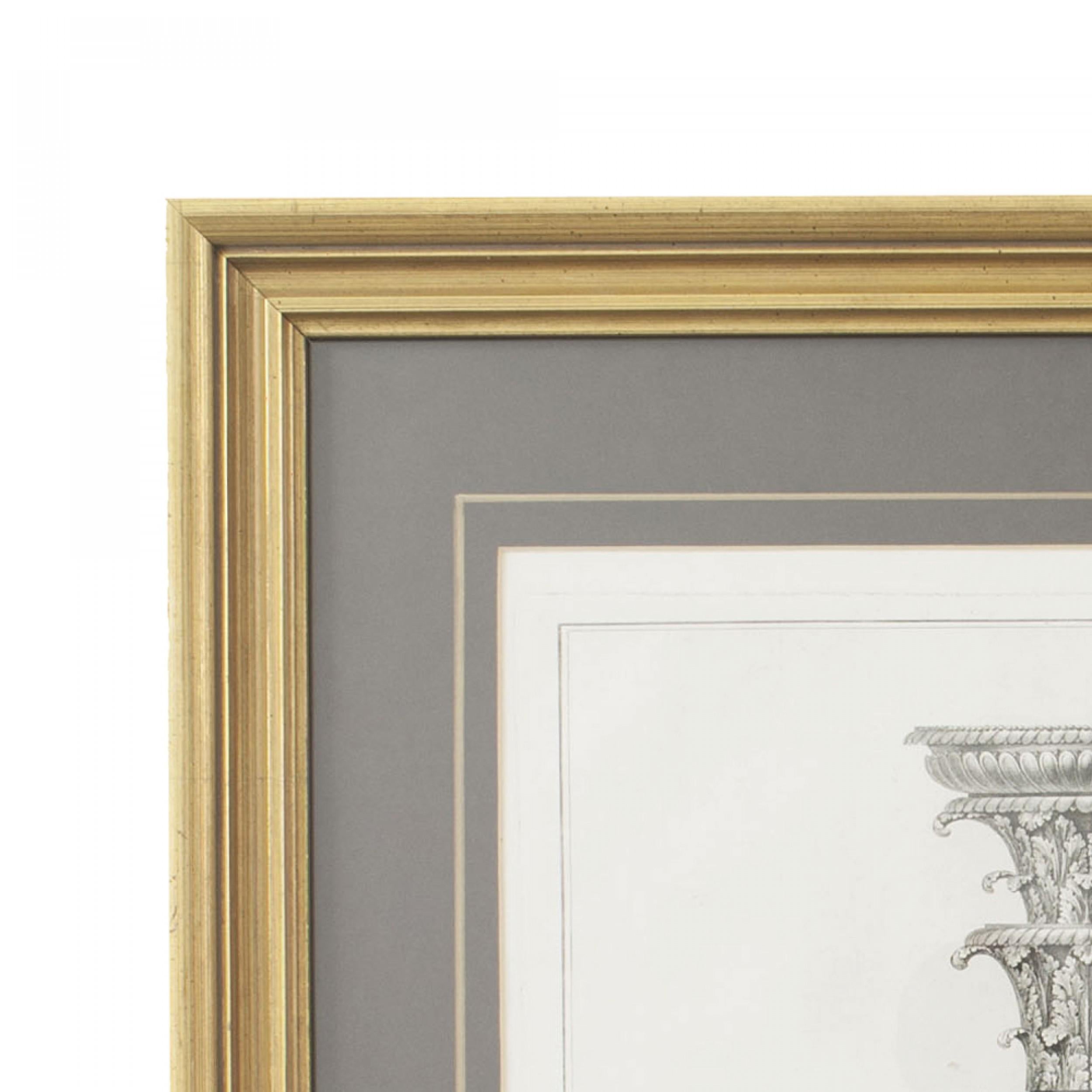 Italienische Neo-Klassik Architektur Druck (Neoklassisch) im Angebot