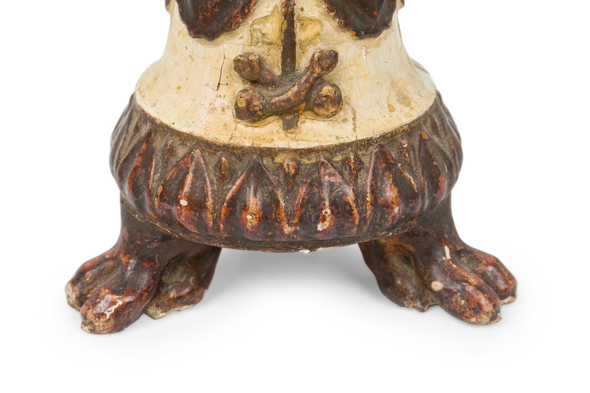 Italian Neo-Classic Candlestick Lamp For Sale 4