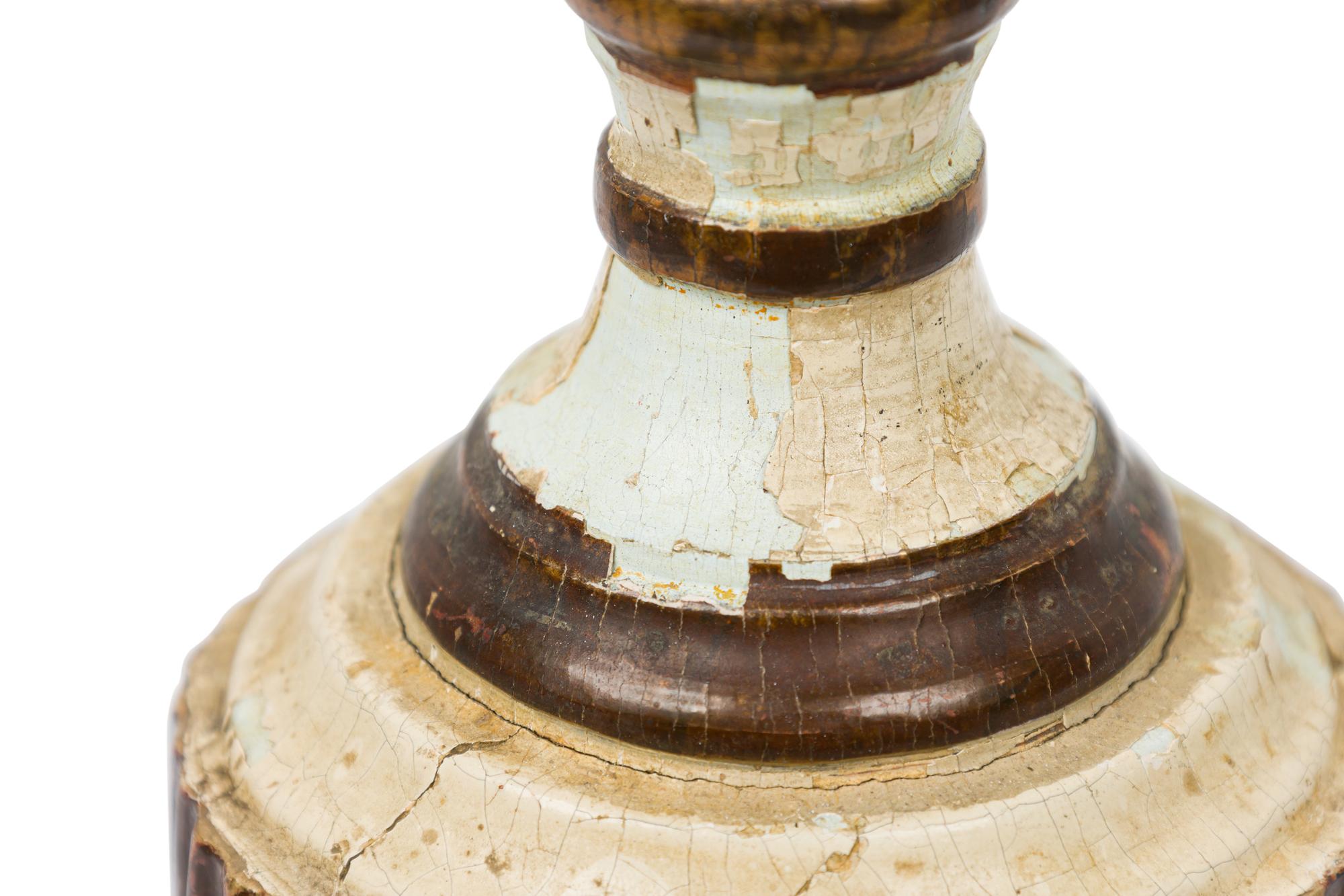 Italian Neo-Classic Candlestick Lamp For Sale 5
