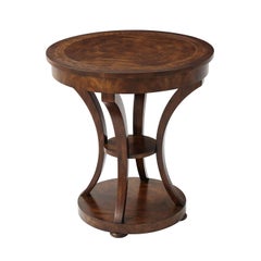 Table d'appoint circulaire italienne néo-classique