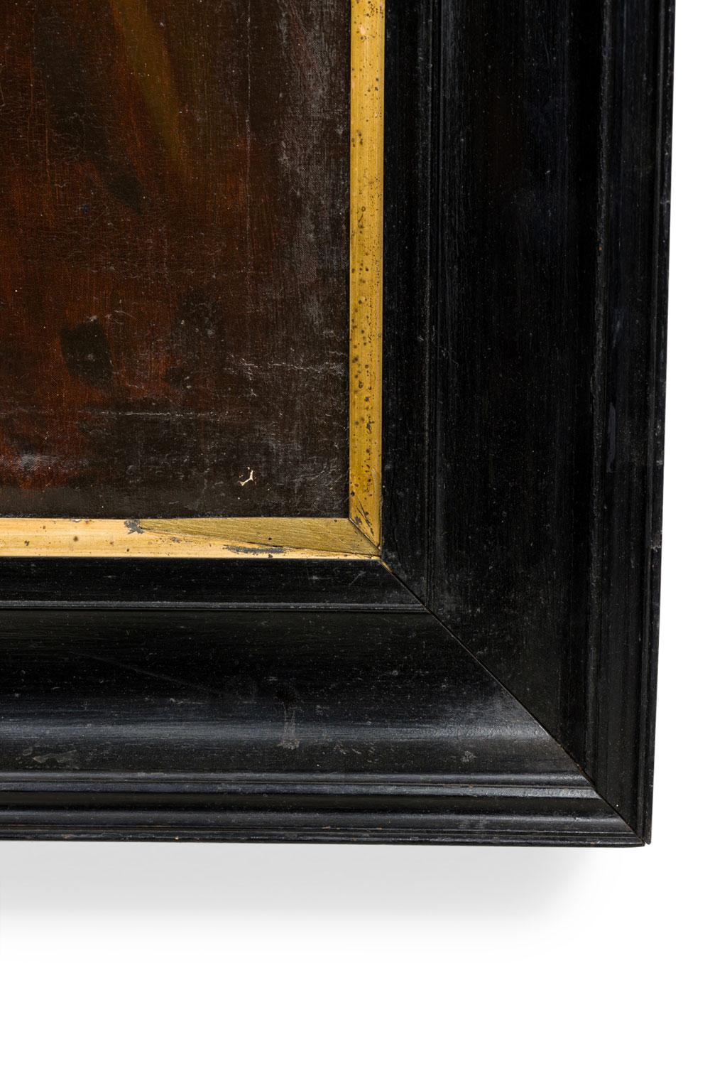 Italienisches neoklassisches drapiertes Damenporträt (Farbe) im Angebot