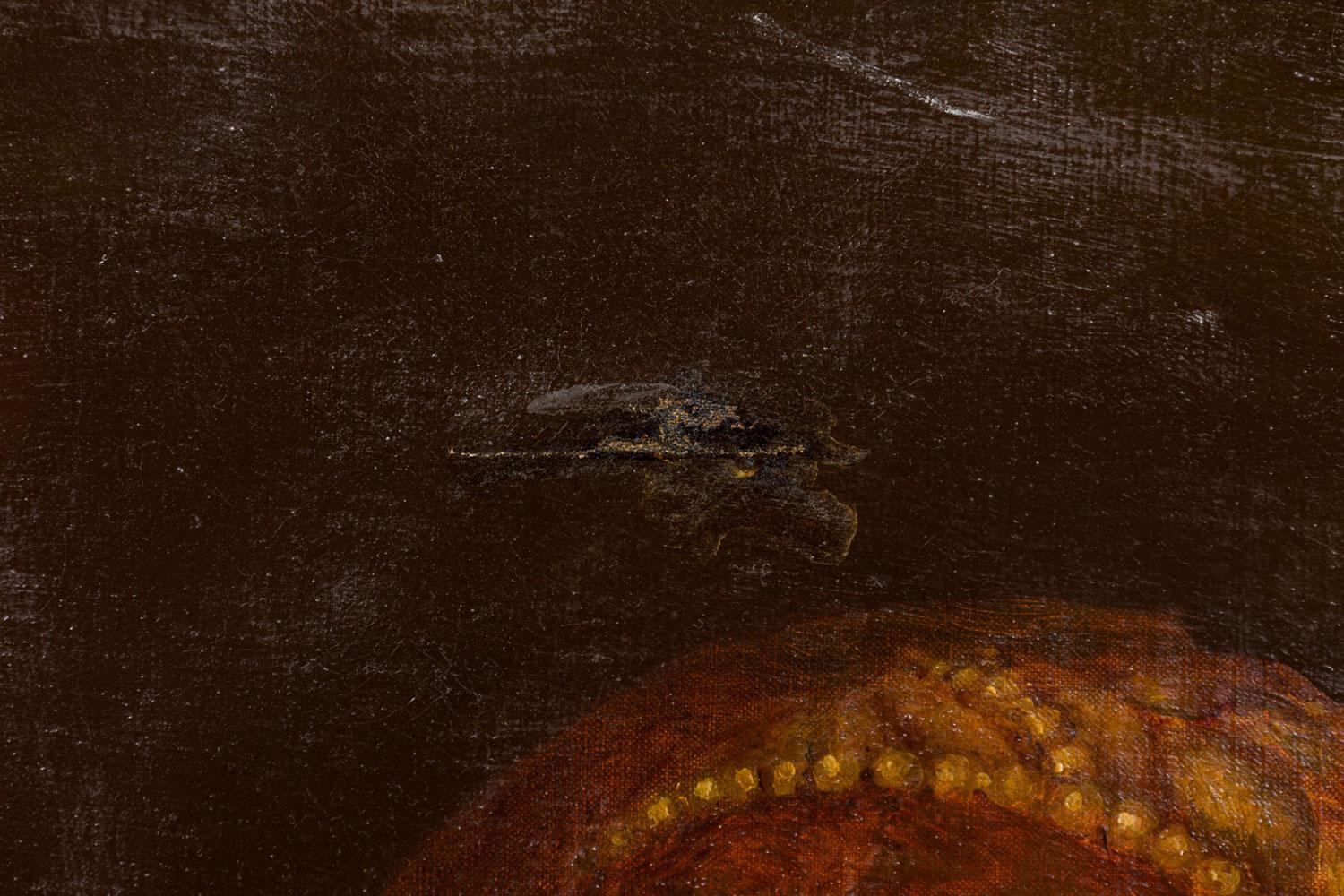 Italienisches neoklassisches drapiertes Damenporträt im Angebot 1