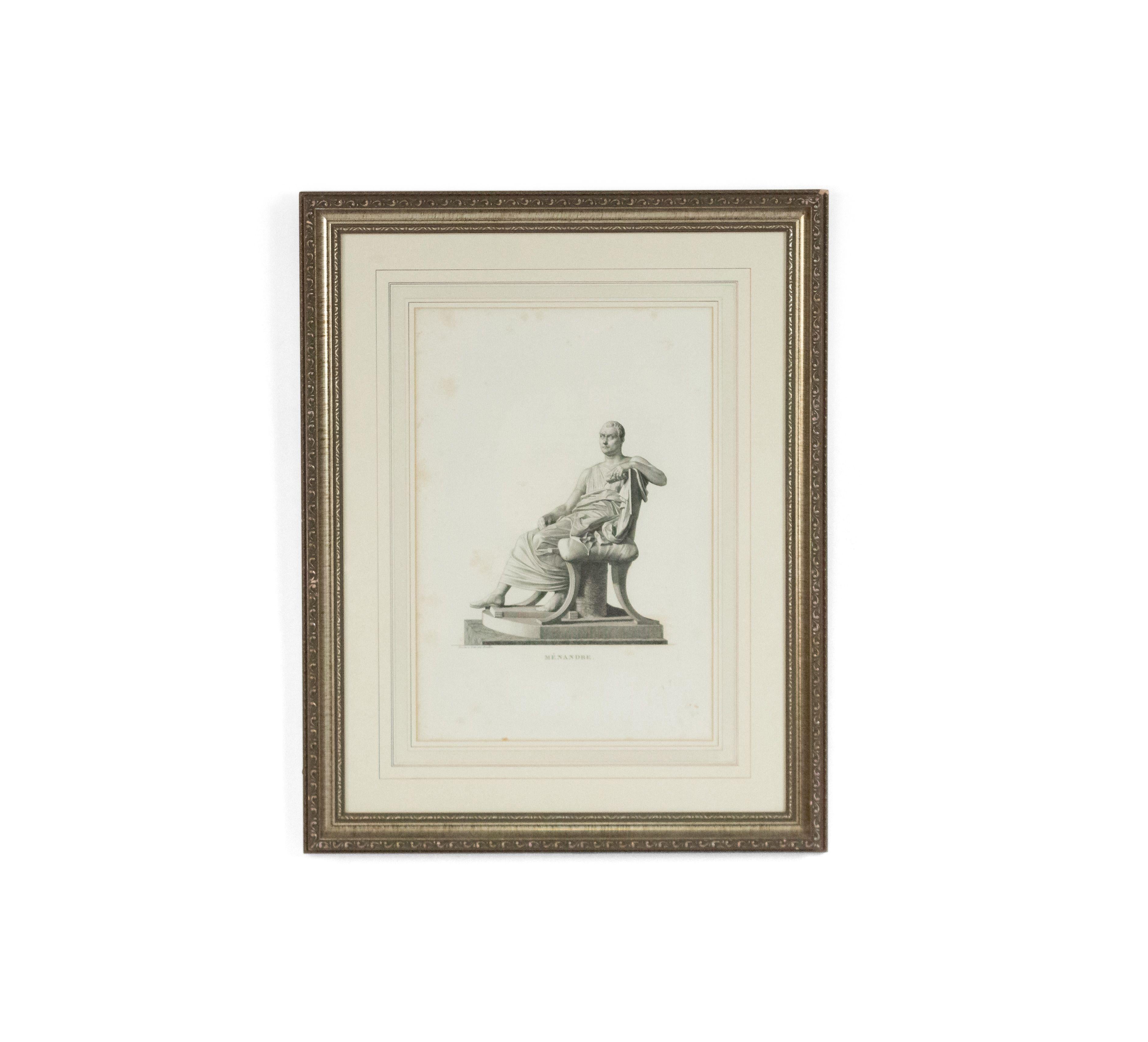Gravures italiennes néoclassiques sur des thèmes romains Bon état - En vente à Queens, NY