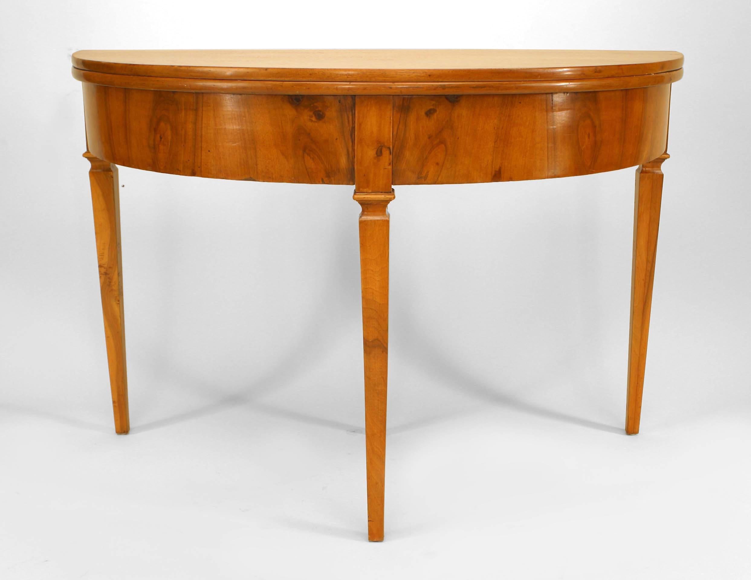 20th Century Italian Neo-Classic Flip Top Console Table For Sale