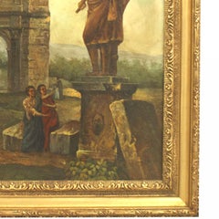 Italian Neo-Classic Landscape of Ancient Ruins