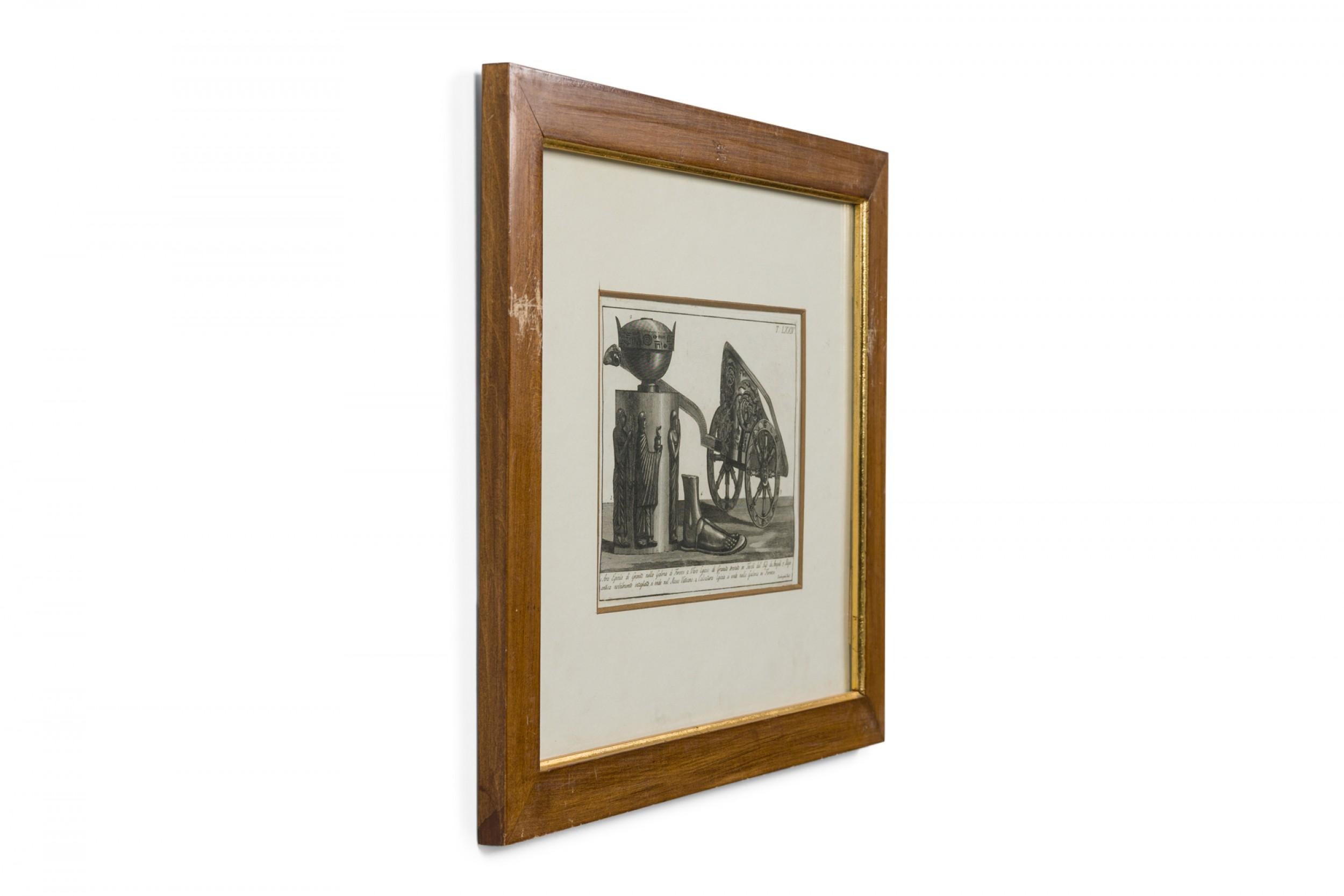Italian Neo-Classic Military Objects Print In Good Condition For Sale In Queens, NY