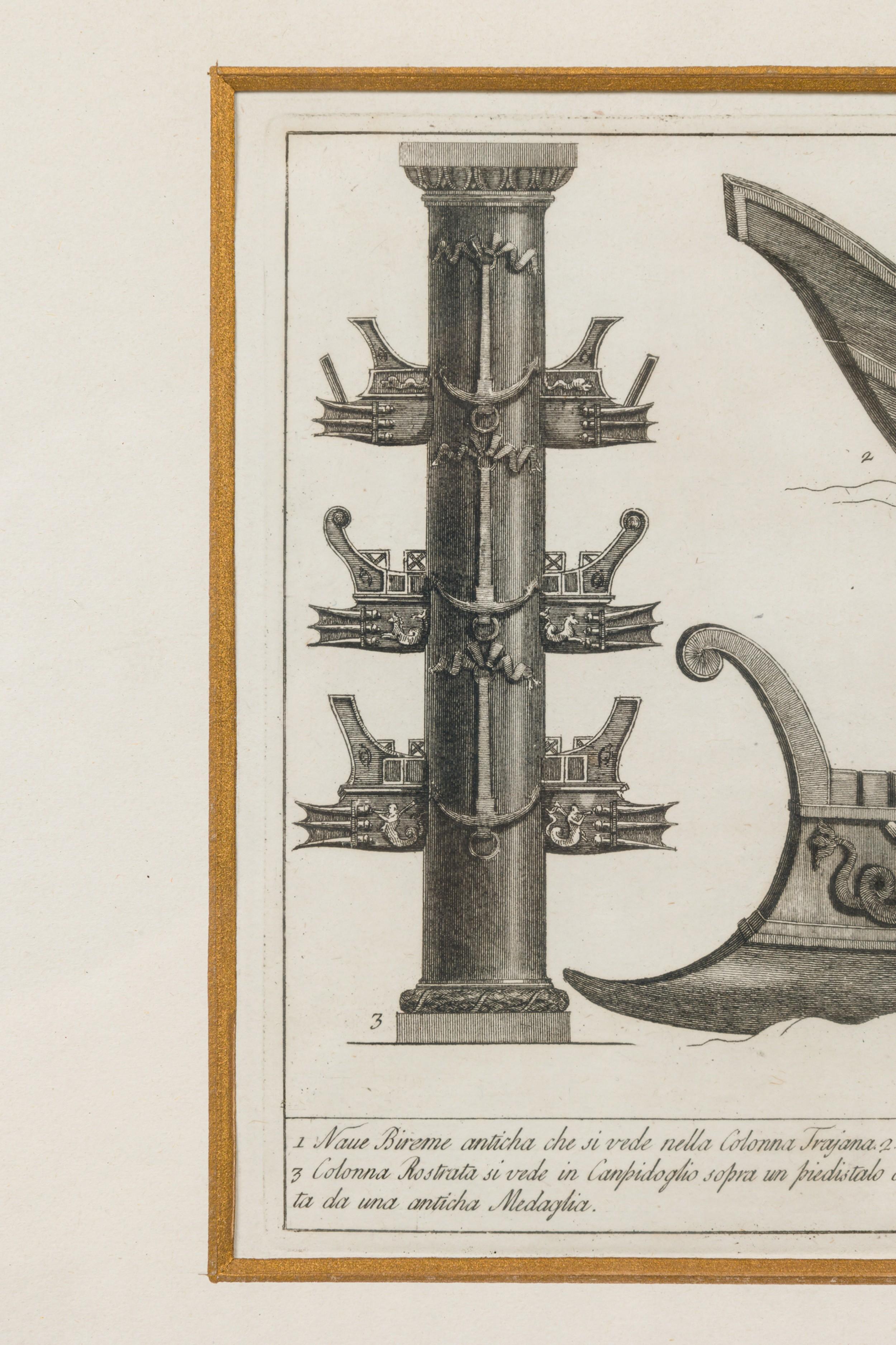 Walnut Italian Neo-Classic Military Objects Print For Sale
