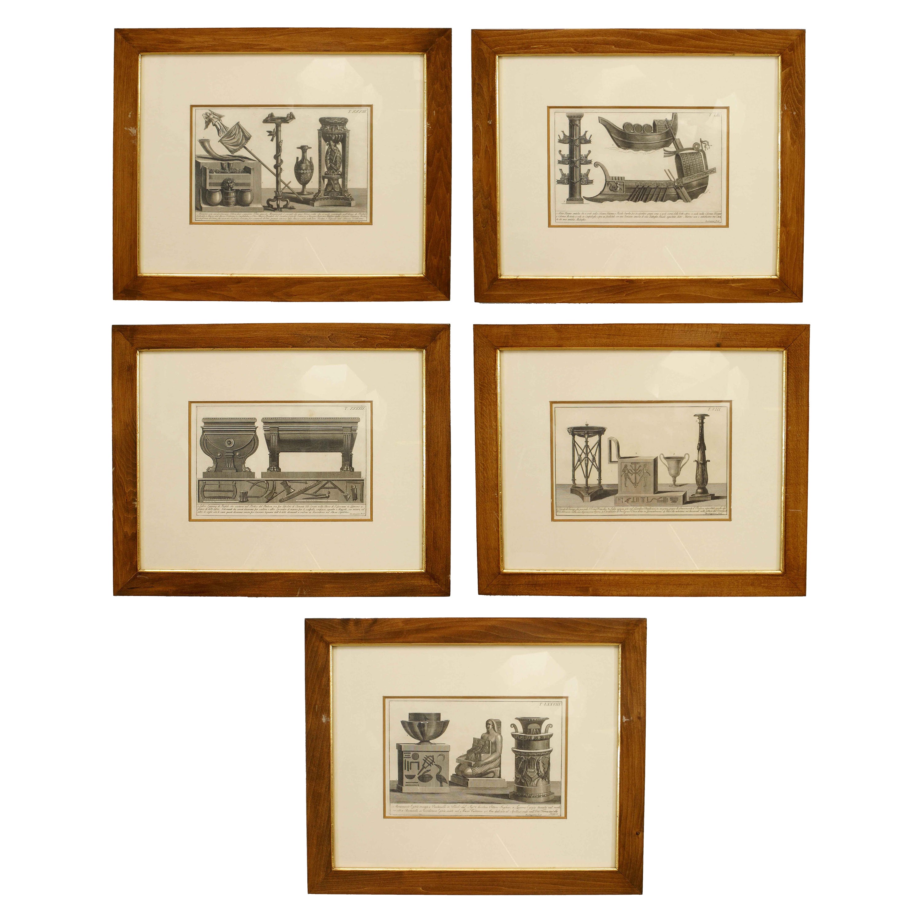 Italian Neo-Classic Military Objects Print
