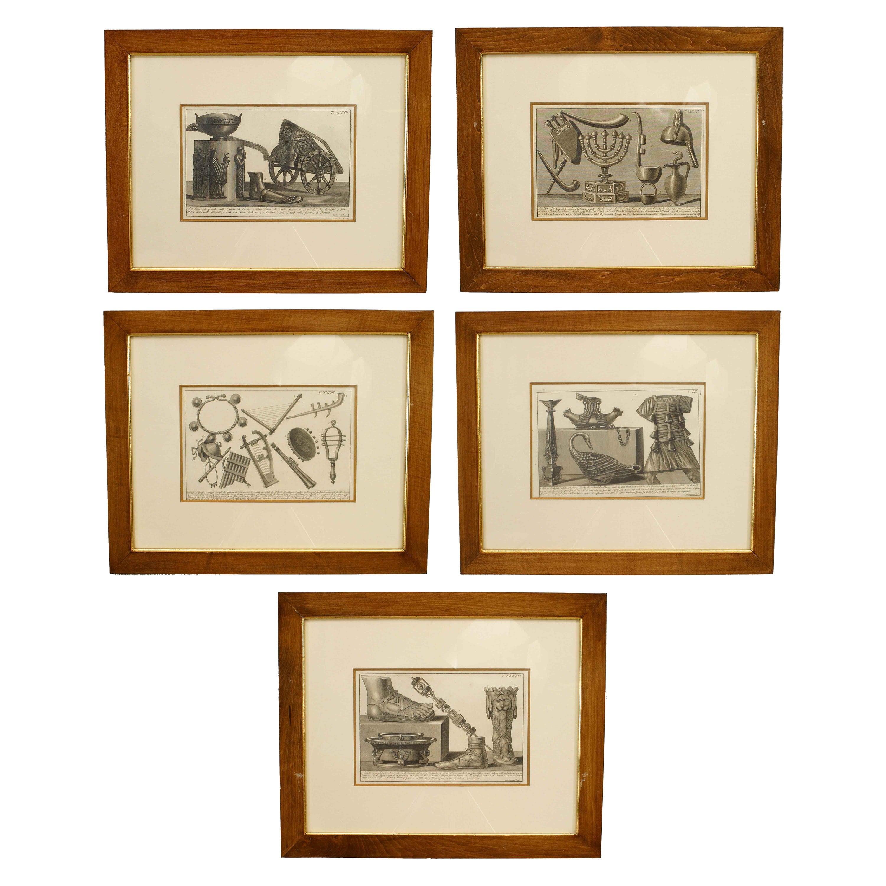 Italian Neo-Classic Military Objects Print