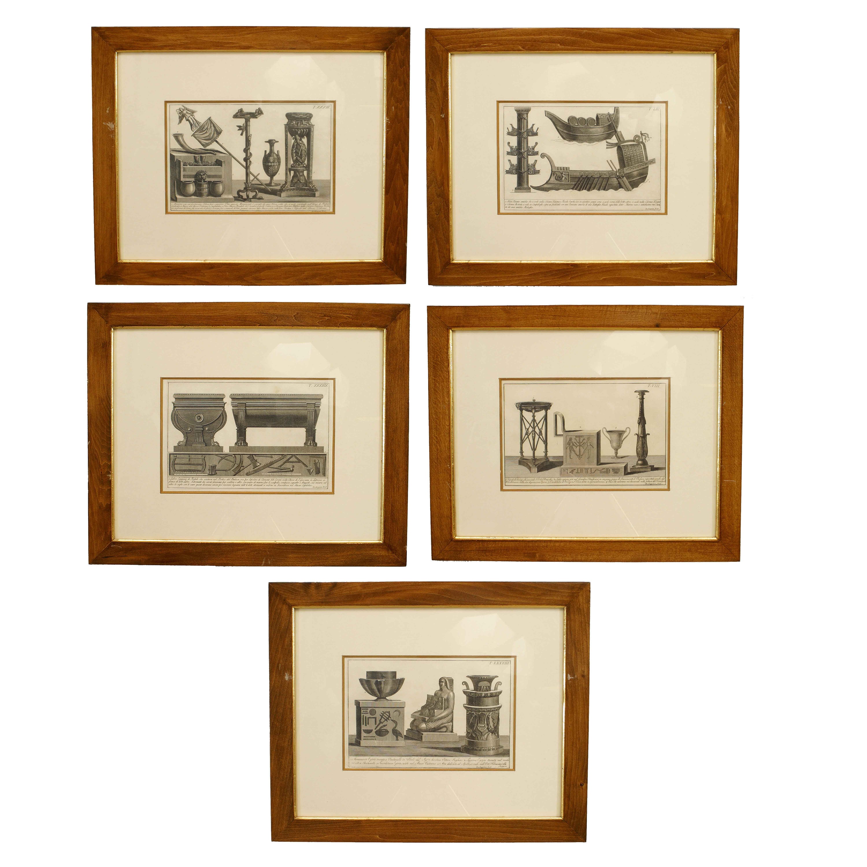 Italian Neo-Classic Military Objects Print