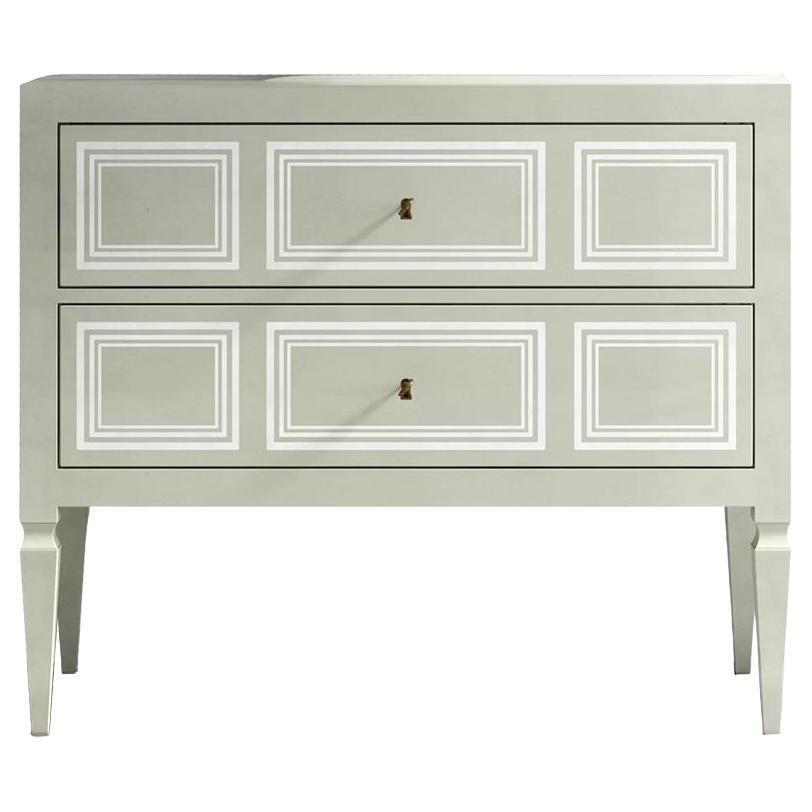Italian Neo Classic Painted Commode For Sale