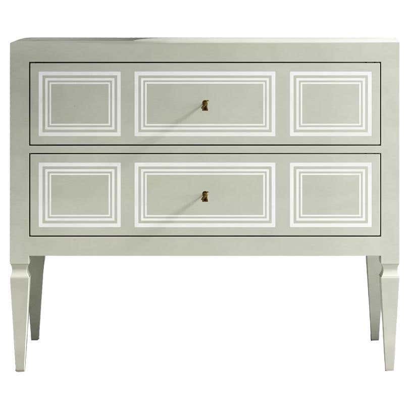 Italian Neo Classic Painted Commode For Sale at 1stDibs