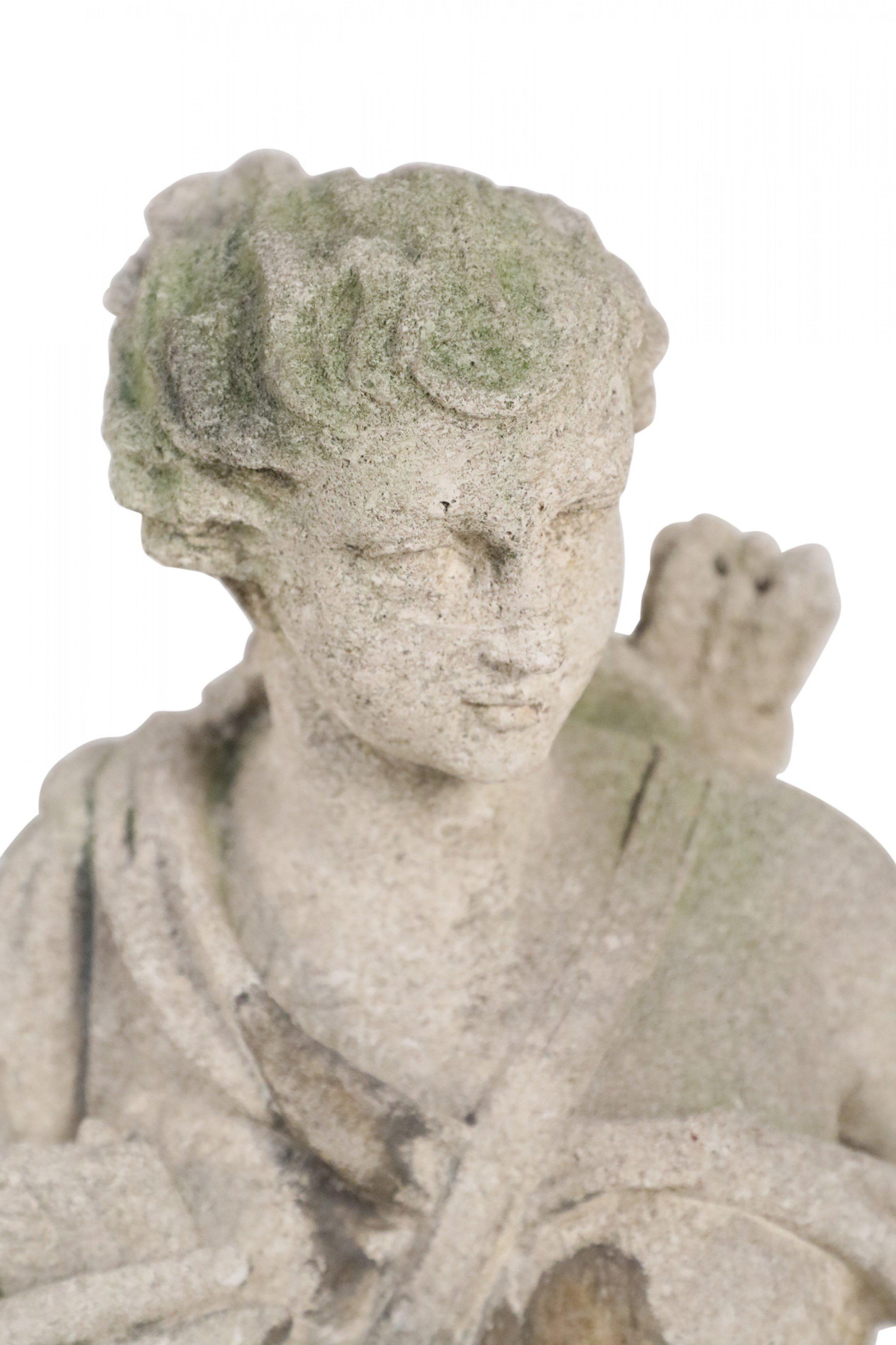 Italian Neo-classic Style Stone Diana Statue 5