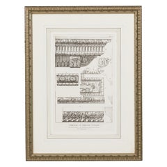 Italian Neo-Classic Style Temple of Jupiter Tonans Print