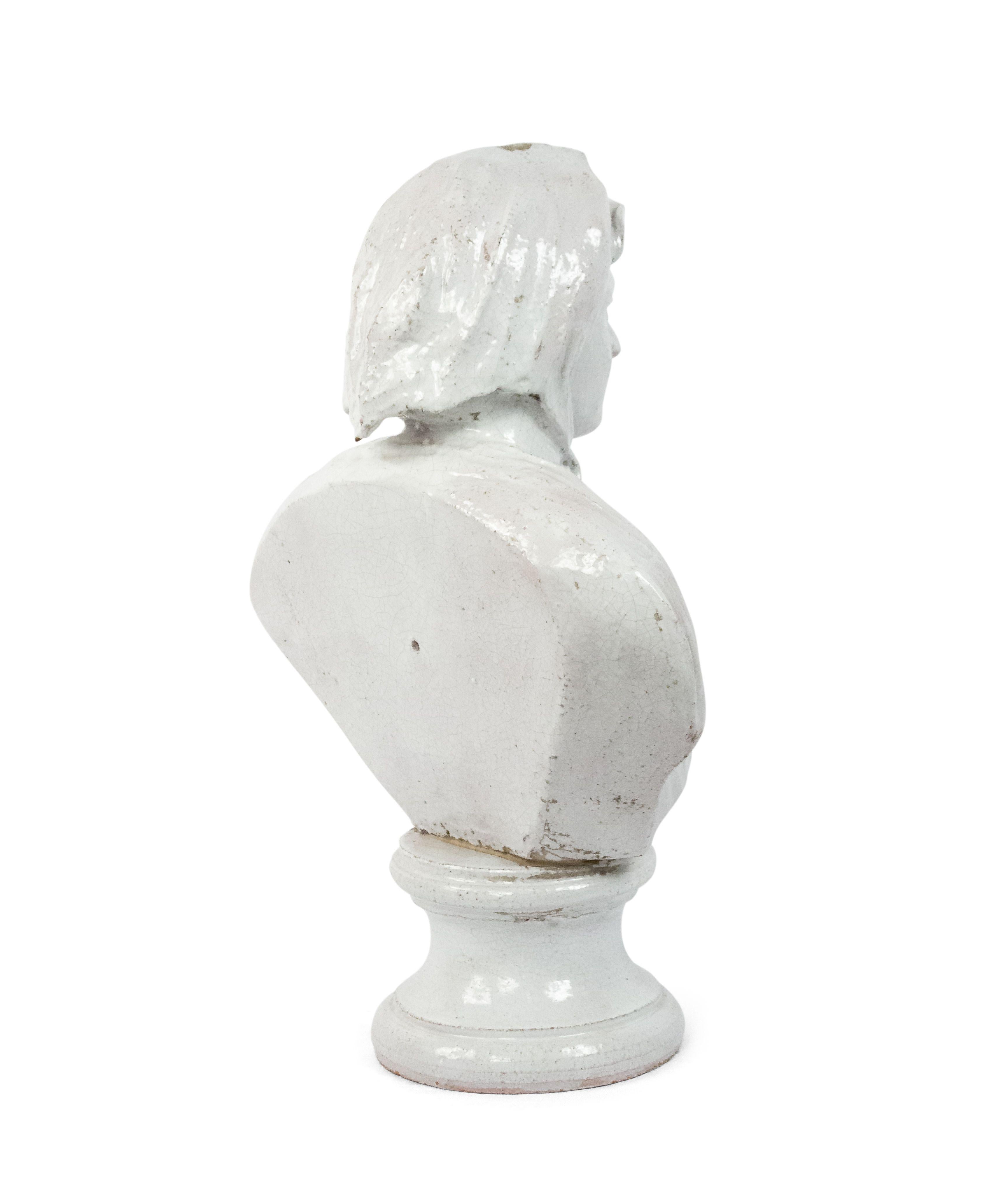 20th Century Italian Neo-Classic Terra-Cotta Busts For Sale