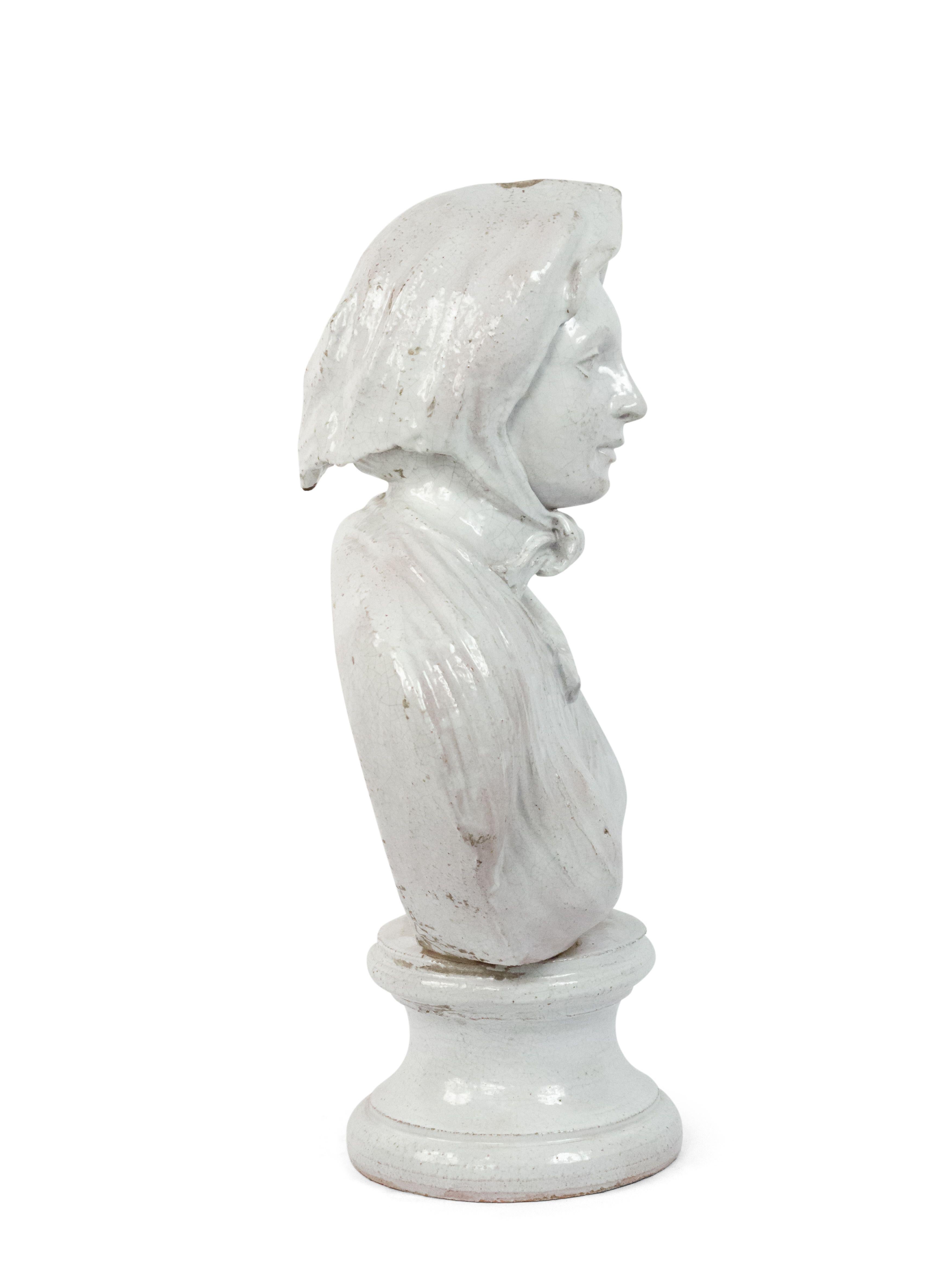 Busto in terracotta neoclassico italiano in vendita 2