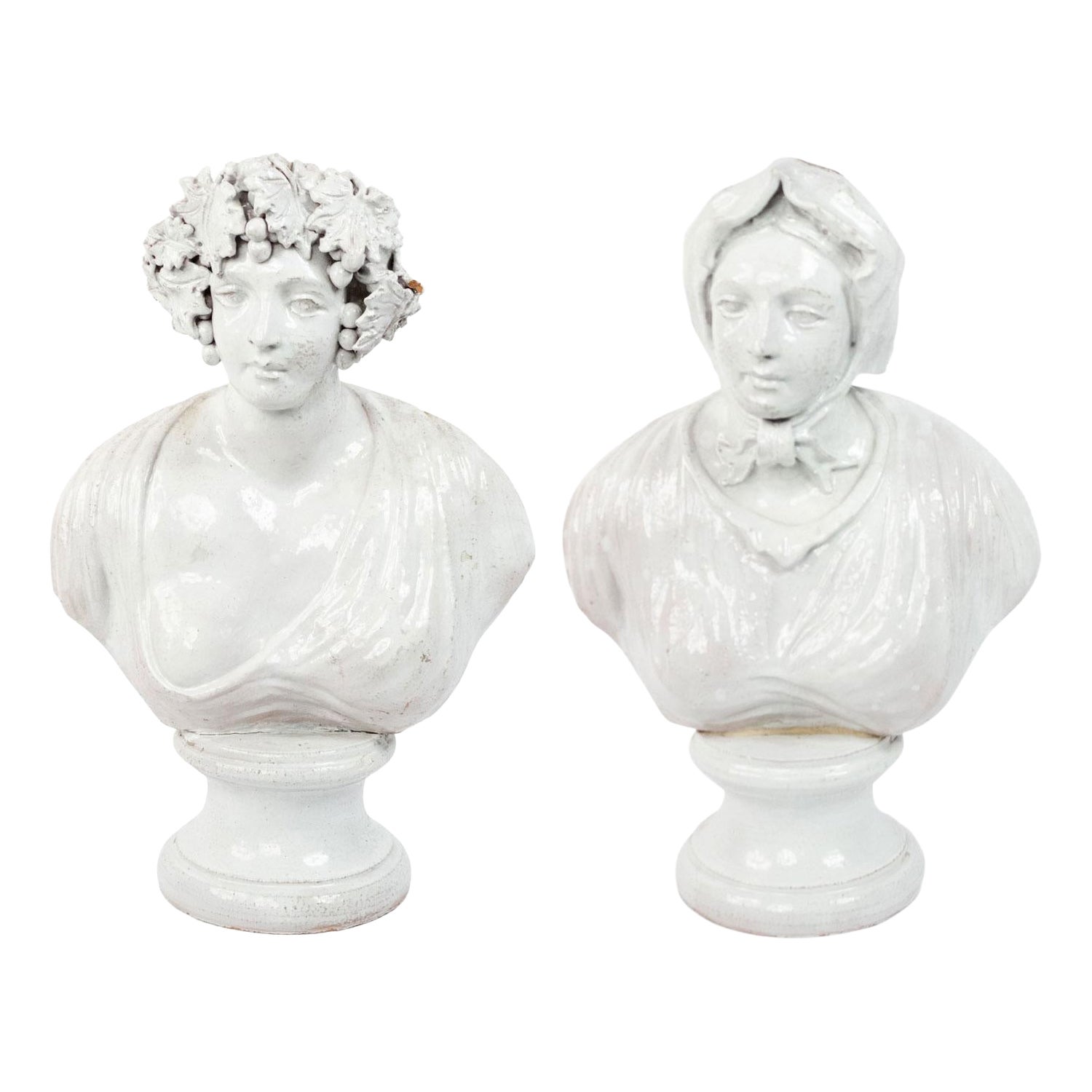 Italian Neo-Classic Terra-Cotta Busts For Sale