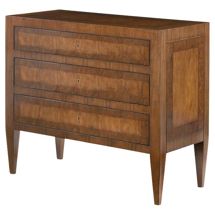 Italian Neo Classic Three Drawer Commode For Sale