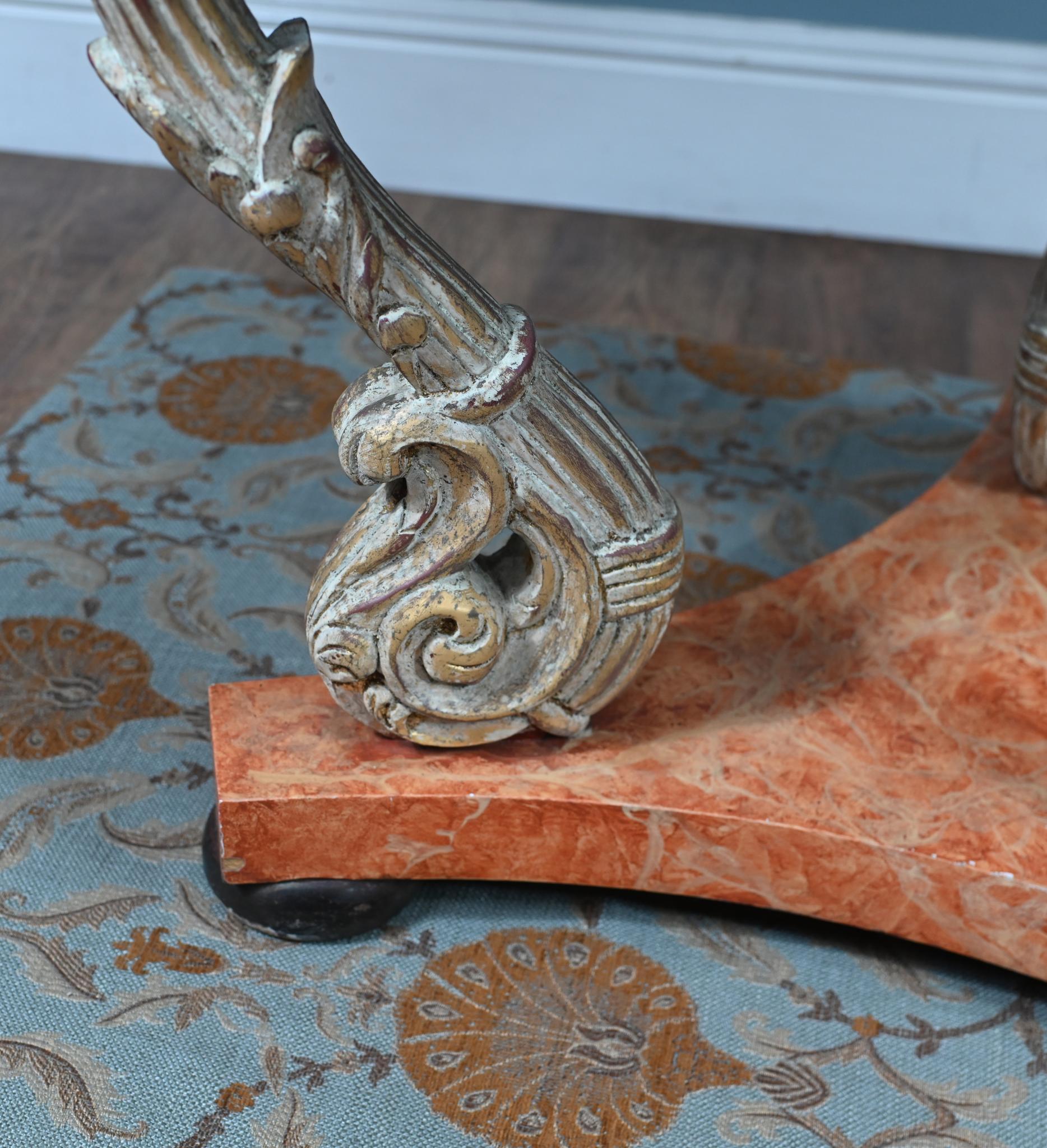 Italian Neo Classical Centre Table Scagliola Top In Good Condition For Sale In Potters Bar, GB