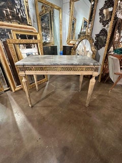 Italian Neo-Classical Marble Top Console