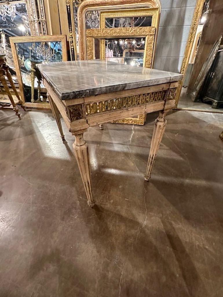 Italian Neo-Classical Marble Top Console For Sale 2