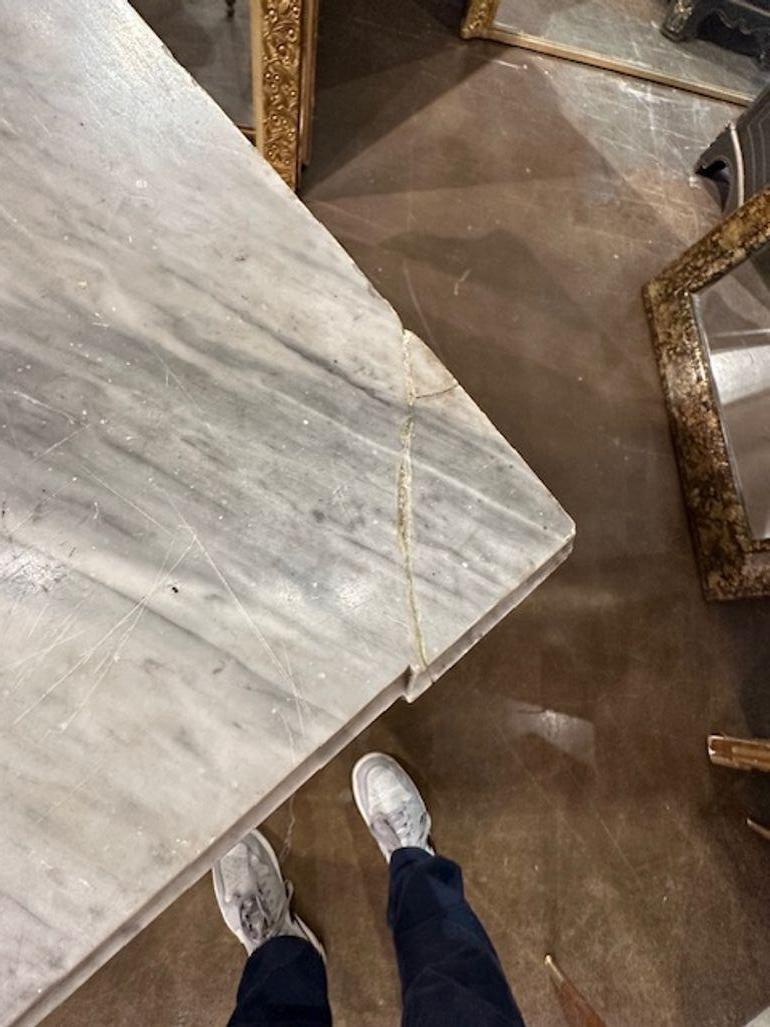 Italian Neo-Classical Marble Top Console For Sale 3