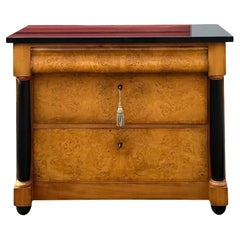 Coffre italien de style néo-classique ou Biedermeier en bois de ronce Bloomingdale's
