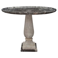 Italian Neo-Classical St. Saint-Maximin Marble Side Table
