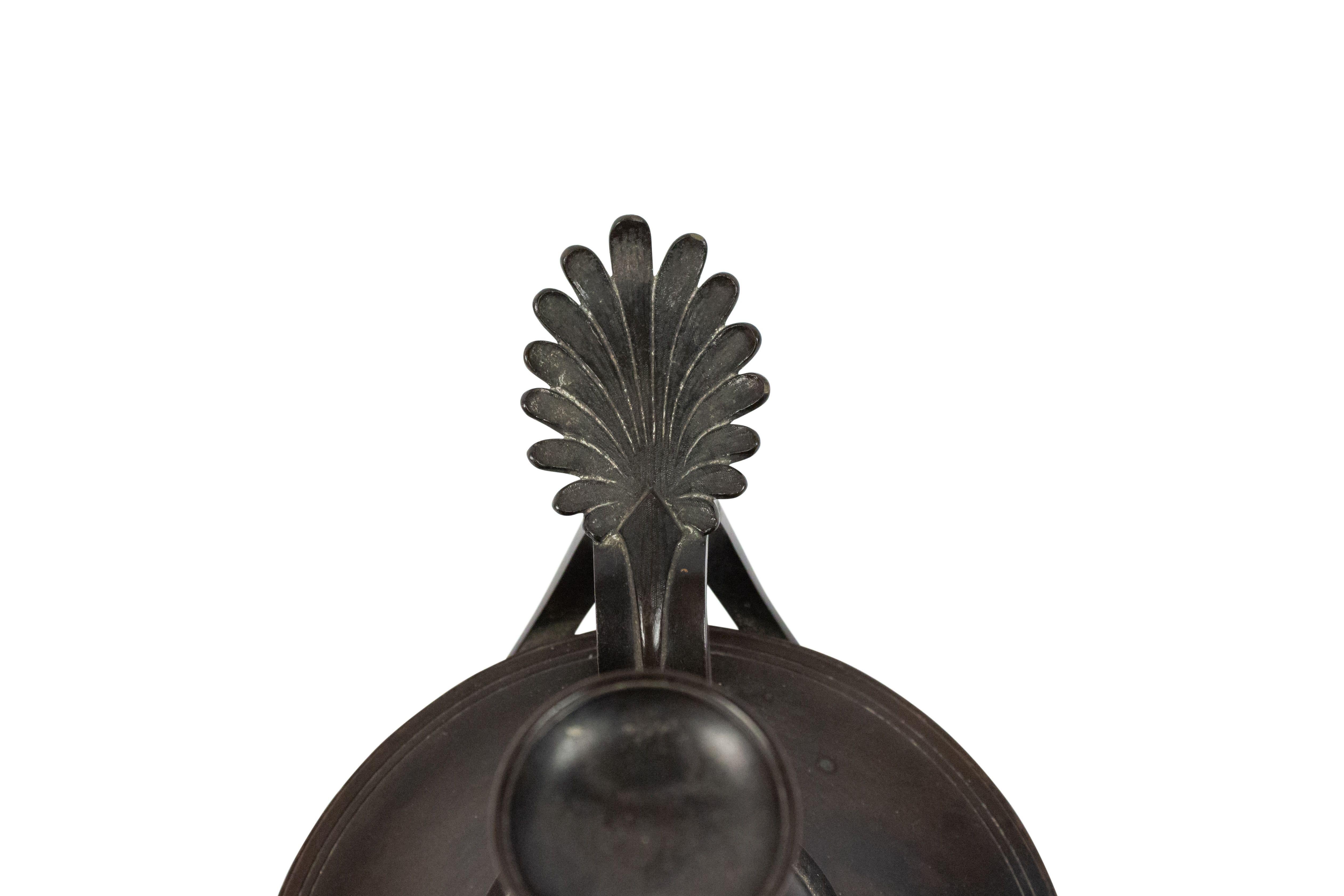 19th Century Italian Neoclassic Bronze Lamps For Sale