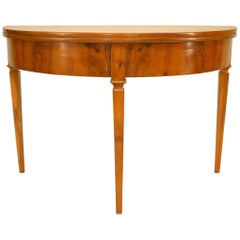 Used Italian Neo-Classic Flip Top Console Table