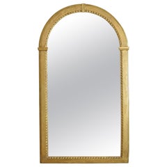 Italian Neoclassic Giltwood Arched Top Wall Mirror, circa 1800