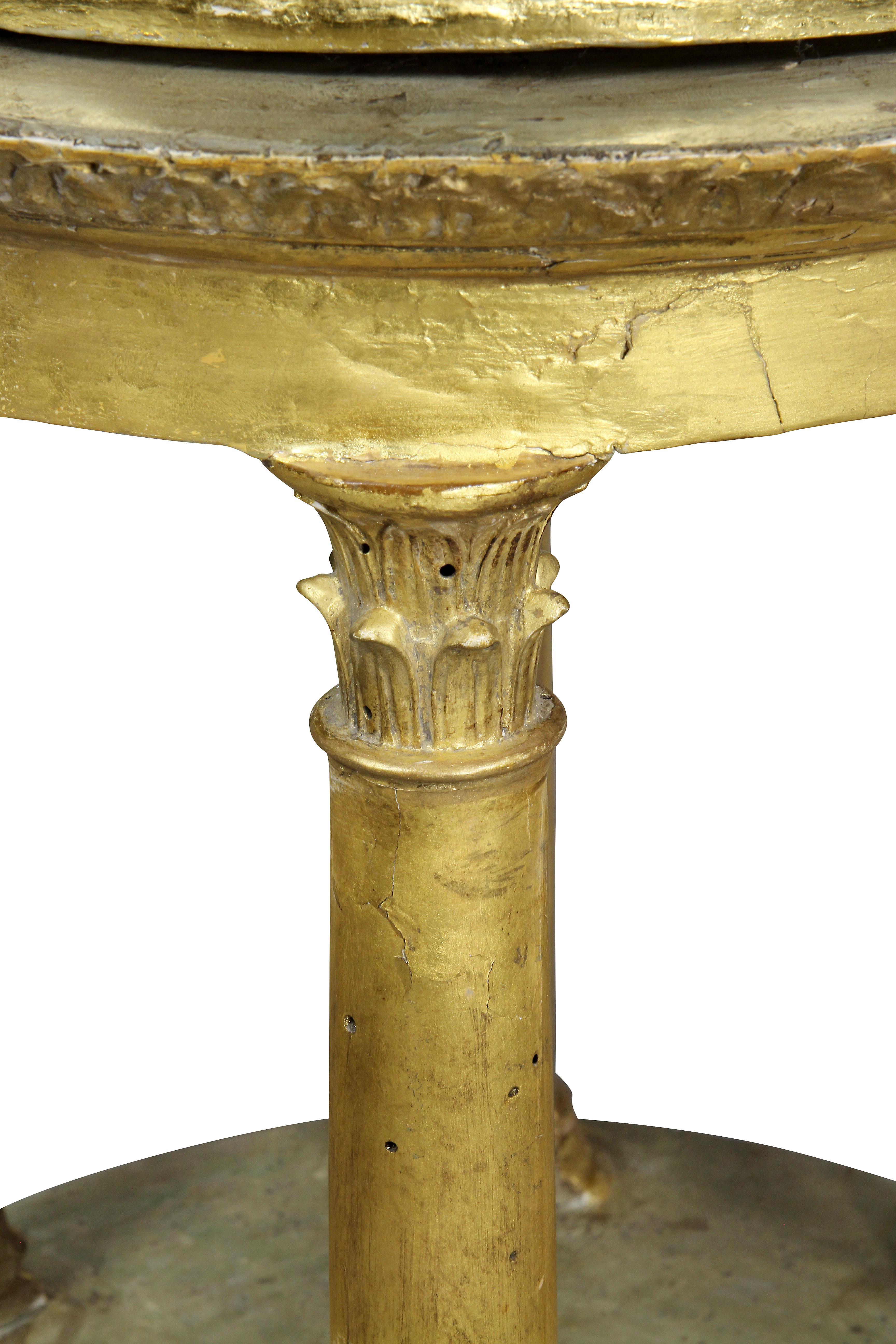 Italian Neoclassic Giltwood Tempietto 1