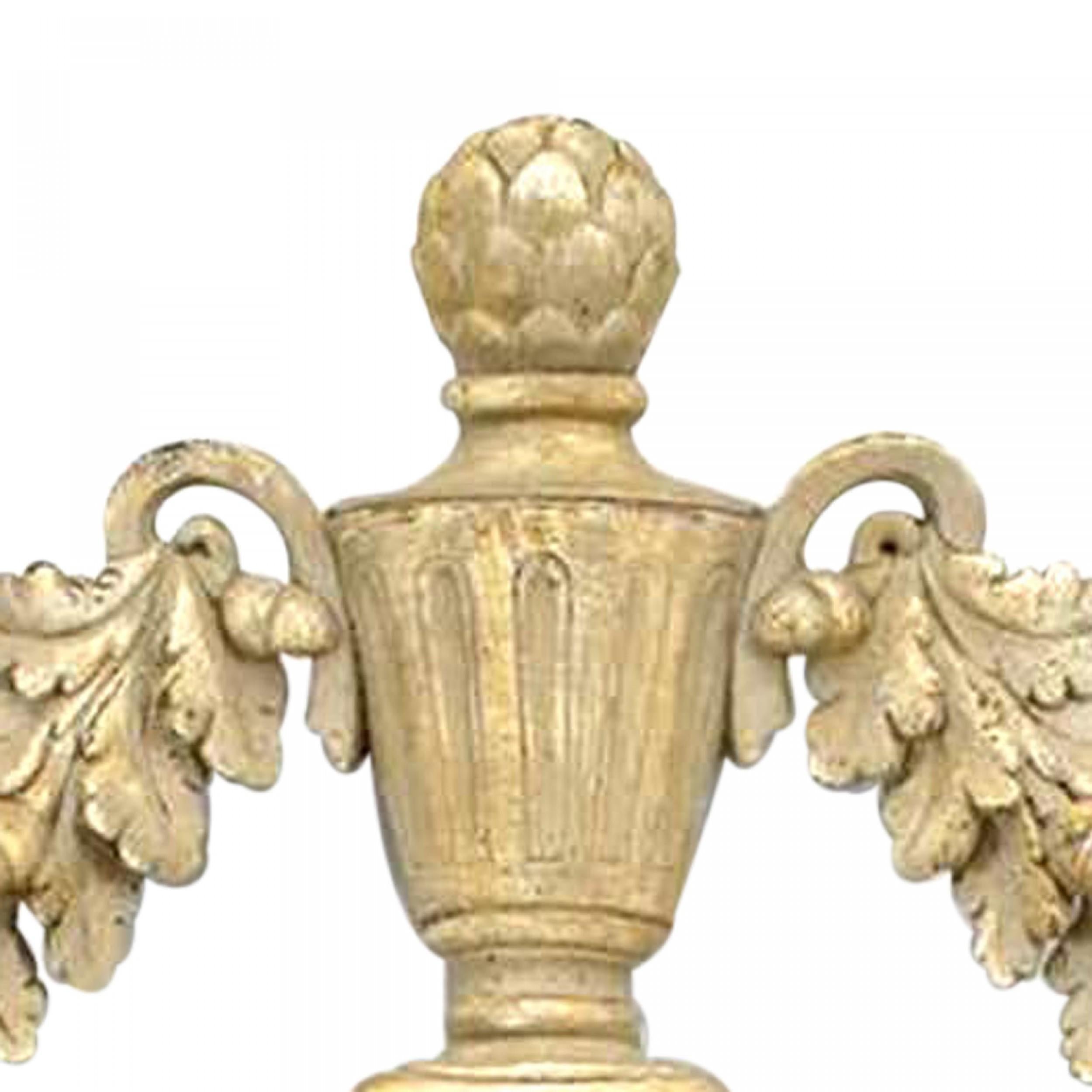 Dipinto a mano Specchio da parete dipinto in stile neoclassico italiano in vendita
