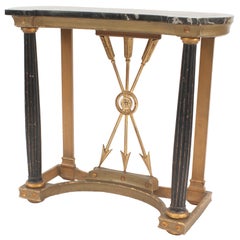 Italian Neoclassic Style Console Table