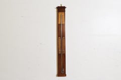 Italian Neoclassic Style Mahogany Barometer, Late 19th Century