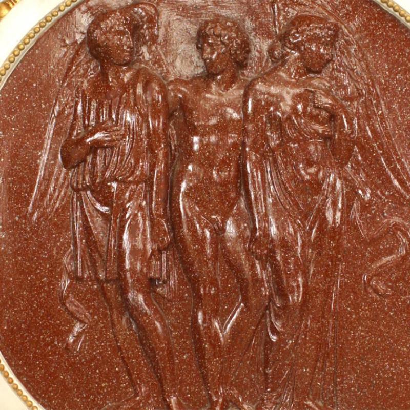 Neoclassical Italian Neoclassic Style Plaster Wall Plaque For Sale